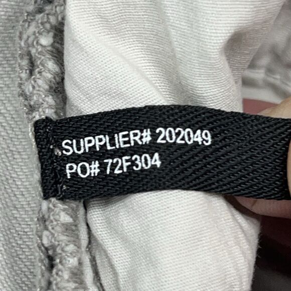 Ralph‎ Lauren 400 Jeans Women Size 32x26 Gray Skinny Mid Rise Made in Italy - Picture 9 of 9